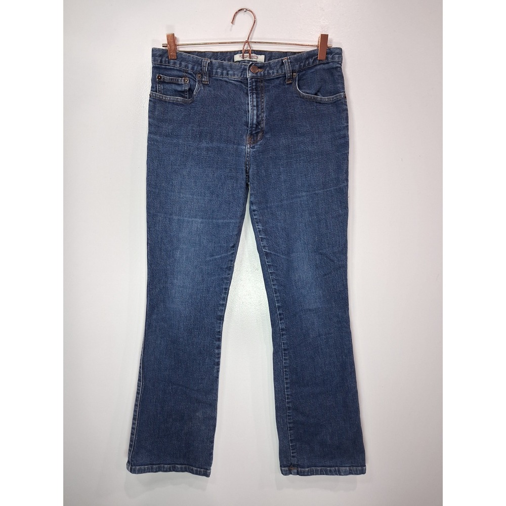 Vtg Abercrombie & Fitch Womens 8R Medium Wash Bootcut Denim Jeans Blue MidRise